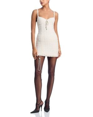 Area Tweed Lady Mini Dress - White