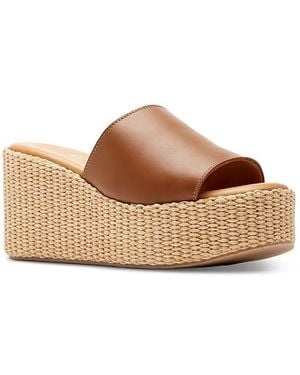 La Canadienne Stazie Espadrille Wedge Sandals - Brown