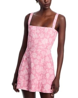 V. Chapman Kimmy Baroque Floral Dress - Pink