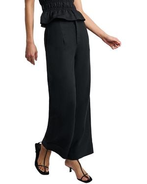 Onia Air Linen Paperbag Trouser - Black