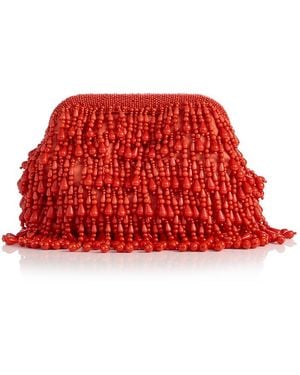 Simon Miller Beaded Drop Clutch - Red