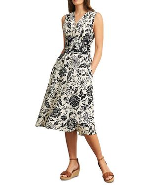 Hobbs Teagan Dress - Metallic