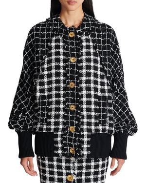 Balmain Oversized Bomber Jacket - Black