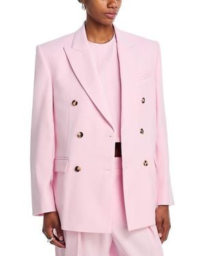 Wardrobe NYC Closet. Nyc Double Breasted Blazer - Pink