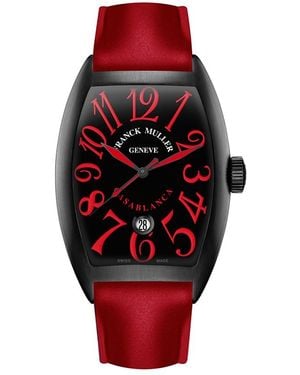 Franck Muller Cintree Curvex Casablanca Automatic Watch, 55.4Mm X 39.6Mm - Red