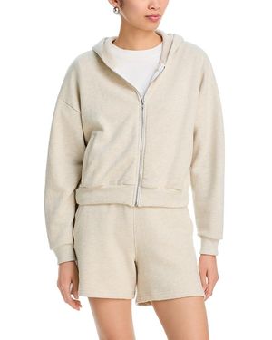 PERFECTWHITETEE Sean French Terry Zip Hoodie - White