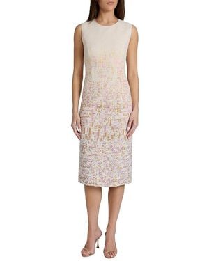 Santorelli Britta Midi Sheath Dress - Multicolor