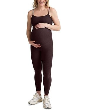 Beyond Yoga Spacedye Uplevel Maternity Jumpsuit - Red