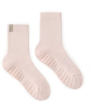 Fraise Classic Crew Grip Sock - Pink