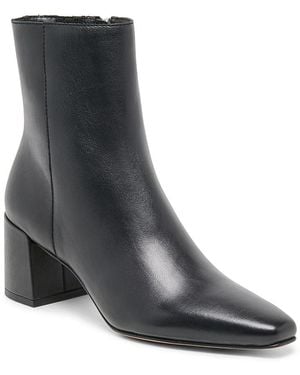 Dolce Vita Bayra Leather Ankle Boots - Black