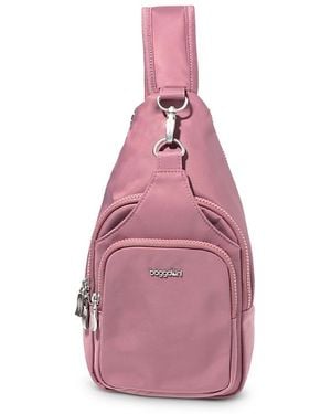 Baggallini Central Park Sling Bag - Pink