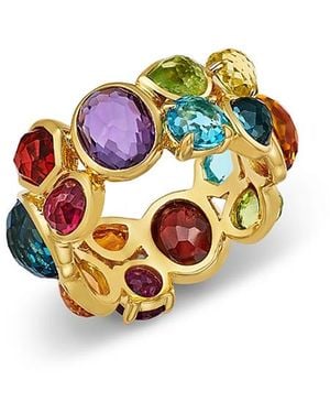Ippolita 18K Rock Candy Multi Stone Mixed Cut Bezel Statement Ring - White