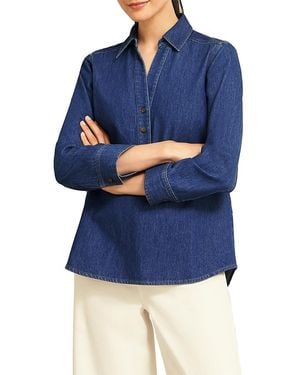 Hobbs Elena Blouse - Blue