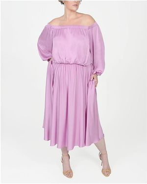 Mayes NYC Edwina Midi Dress - Pink