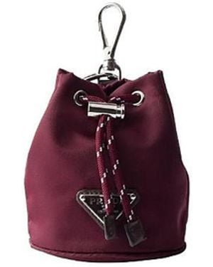 Prada Speedrock Re-Nylon Keychain Charm - Purple