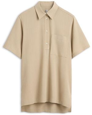 TOTEME Polo Shirt - Natural