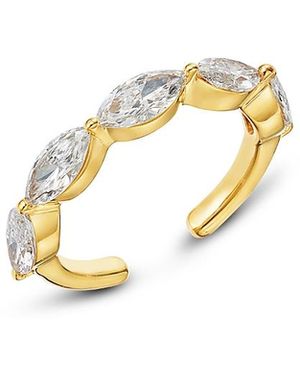 Moon & Meadow 14K Lab Grown Diamond Marquis Ear Cuff - Metallic