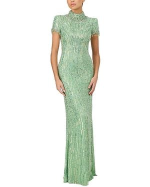 green emerald velvet dress Sunbeams Dress