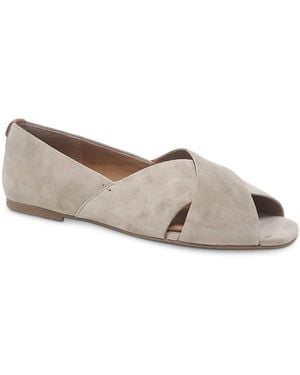 Gentle Souls Whoebe Suede Flats - Gray