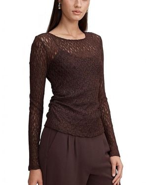 EVER NEW Alex Lace Long Sleeves Top - Red