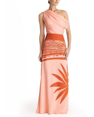 Diarrablu Alba Fsc Certified Viscose Dress - Orange