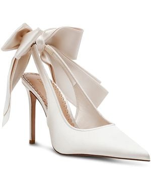Steve Madden Teacup Bow Pumps - White