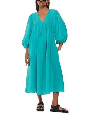 Whistles Gloria Trapeze Dress - Blue