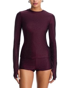 AFRM Kaylee Embellished Top - Purple