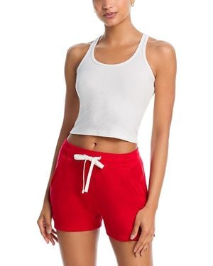 Splits59 Ashby Rib Crop Tank - Red