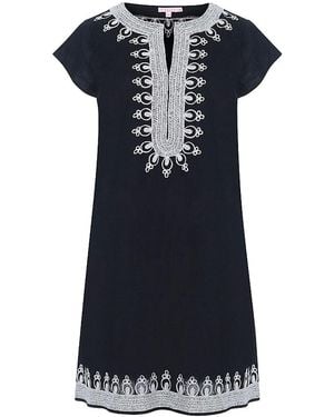 Calypso St. Barth Rowena Tunic Dress - Blue