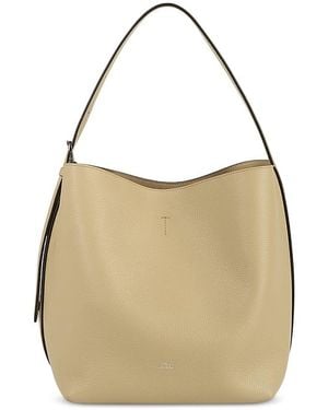 TOTEME Medium Belted Leather Tote Bag - Natural