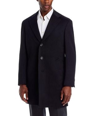 Canali Kei Quilted Interior Topcoat - Blue