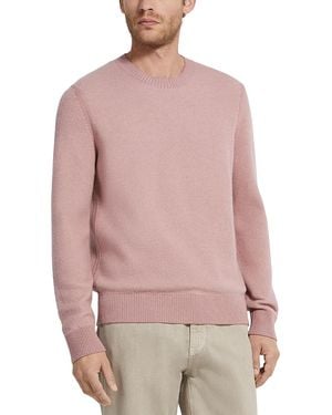 ZEGNA Oasi Cashmere Crewneck Sweater - Pink