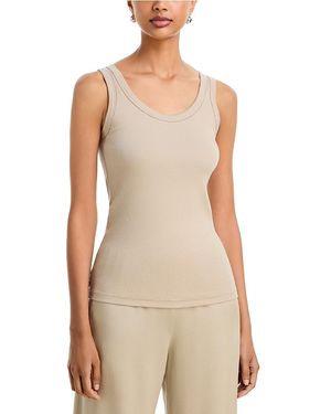 Fabiana Filippi Vogatore Scoop Neck Tank Top - White