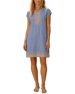 Calypso St. Barth Rowena Tunic - Blue