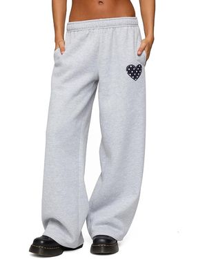Edikted I Heart London Sweatpants - Gray