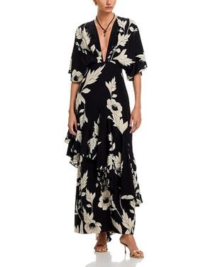 Johanna Ortiz Tescoro Escondito Silk Maxi Dress - Black