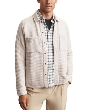 Rhone Landmark Snap Waffle Pocket Shacket - Natural