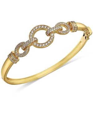 Bloomingdale's Fine Collection Diamond Pave Bangle Bracelet - Metallic