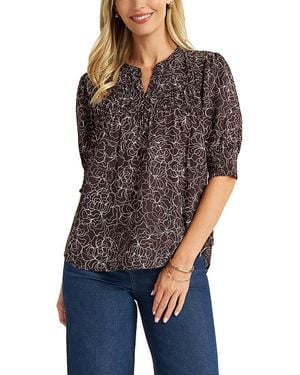 Matty M Tala Elbow Sleeve Top - Black