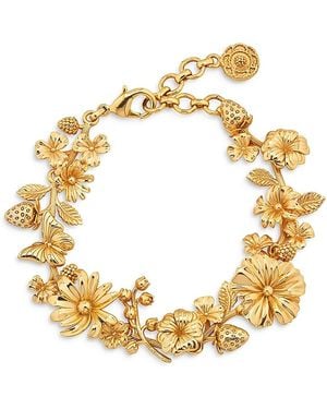 Capucine de Wulf Meadow Bouquet Link Bracelet - Metallic