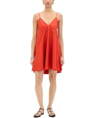 Another Tomorrow Flare Sun Dress - Red