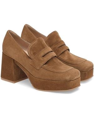 Gianvito Rossi Rouen 45 Mocassin - Brown