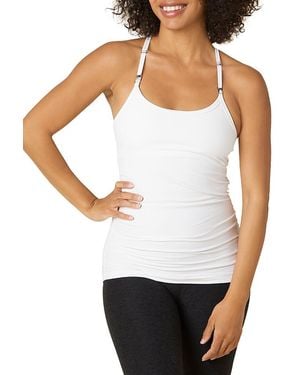 Beyond Yoga Maternity Spacedye Nursing Camisole - White