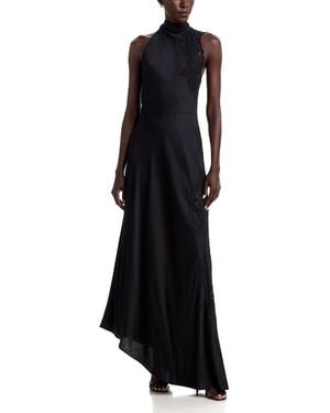 A.L.C. A. L.C. Josephine Lace Trim Dress - Black