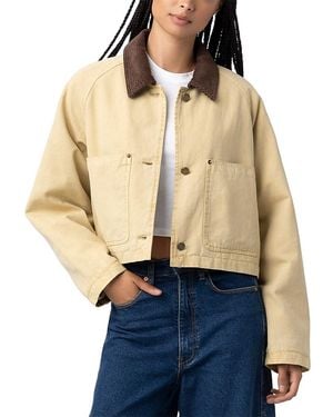Blank NYC Cropped Barn Jacket - Blue