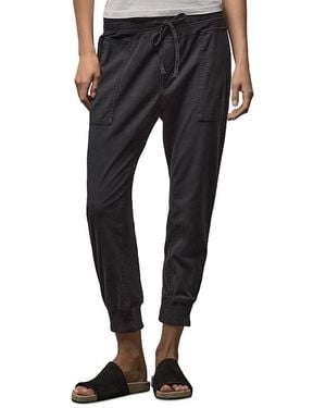 James Perse Mixed Media Pants - Black