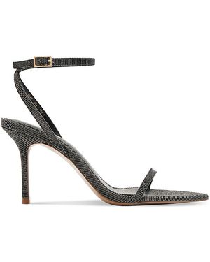 Reiss Charlotte Strappy High Heel Sandals - Metallic