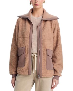 Varley Eleanor Fleece Jacket - Brown