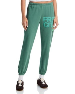 Freecity Free City Cotton Logo Sweatpants - Green